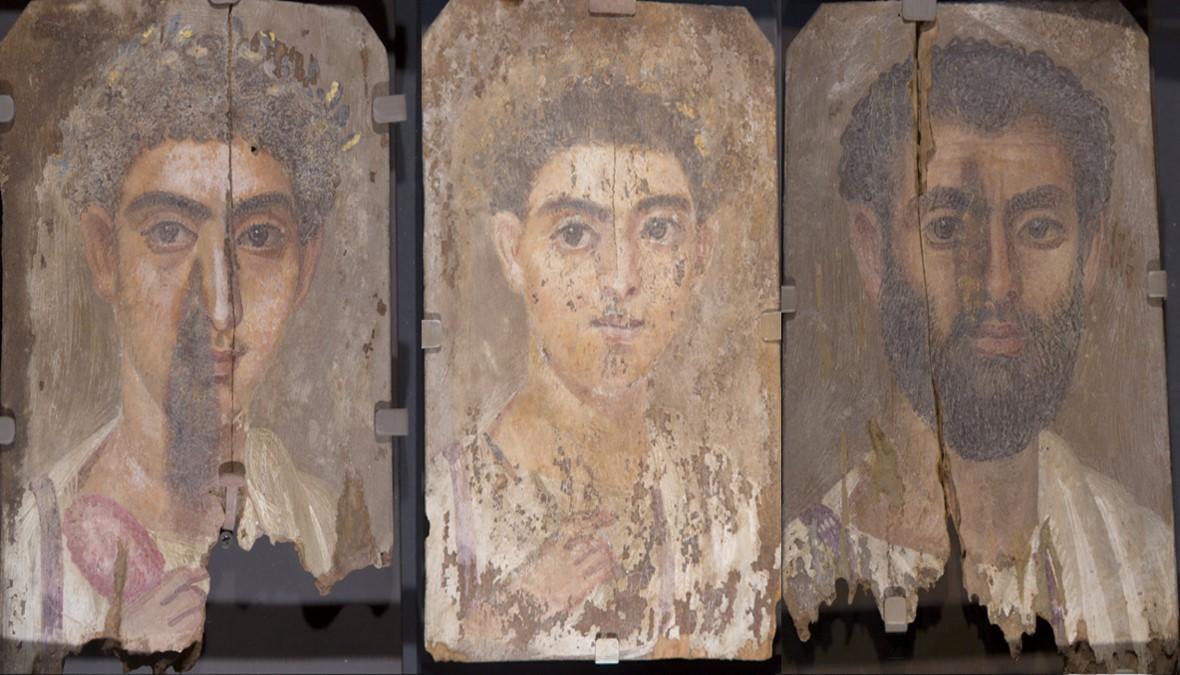 Egyptian Blue Hides in These Mummy Portraits
