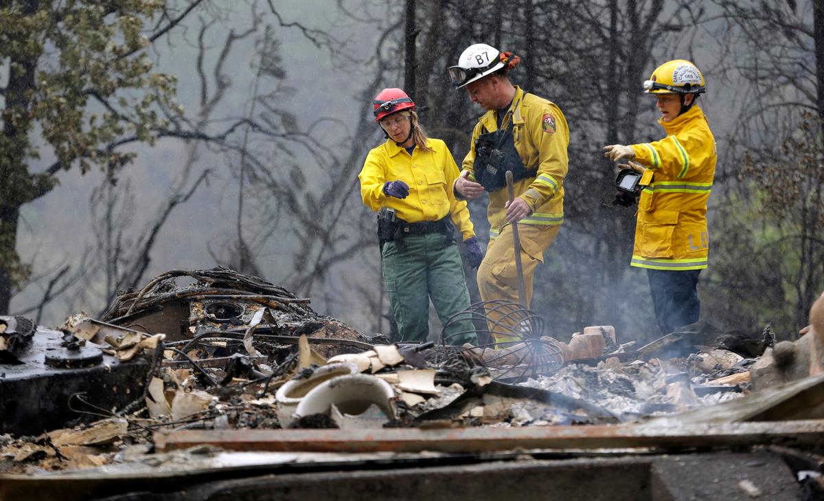 2 Bodies Found in Ruins of Sierra Nevada Foothills Fire