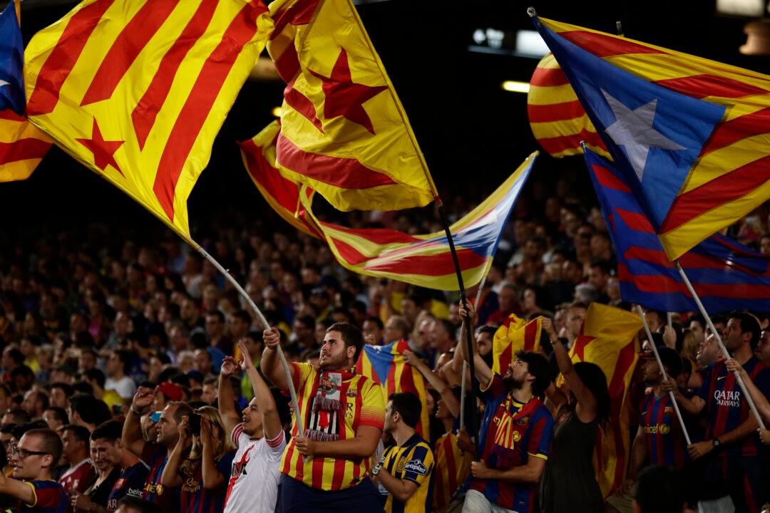 Sports, Politics Mix in Barcelona in Catalonia Secession Bid