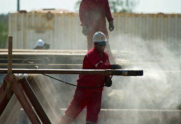 Employees work in an oil rig operated by Cuba and China, in eastern Havana in this undated photo. (Adalberto Roque/AFP/Getty Images)