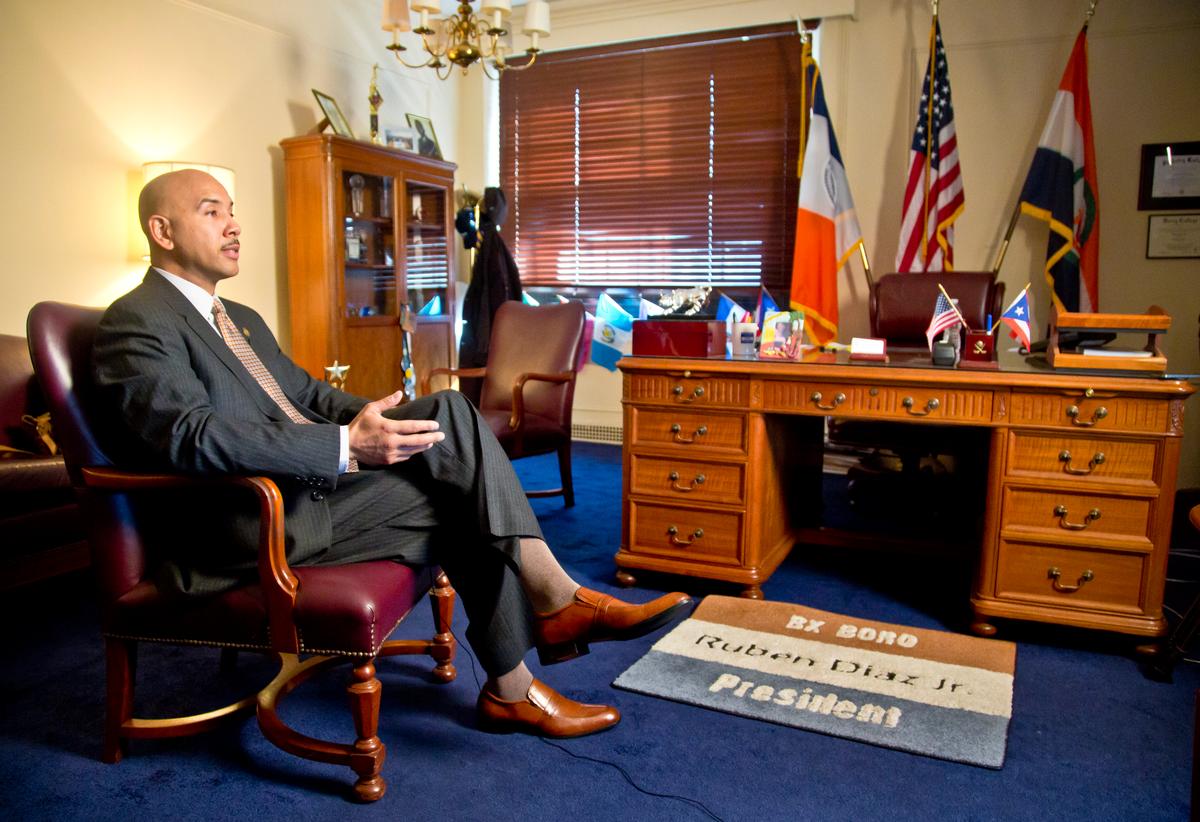 Will Bronx Borough President Rubén Díaz Challenge Mayor de Blasio in 2017?