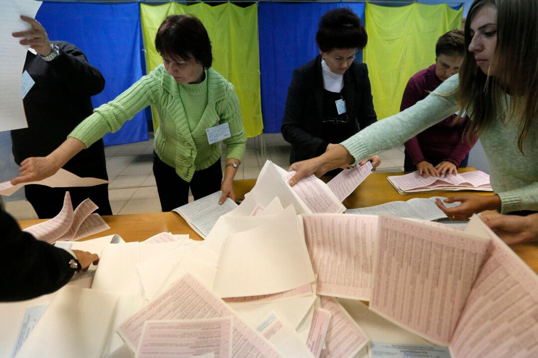 Exit Polls in Ukraine Local Elections Show East-West Split