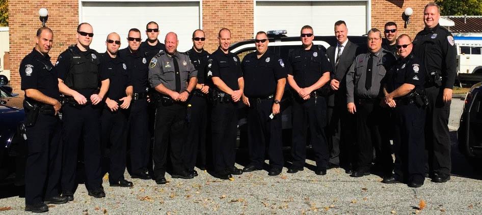 Police Departments’ Kick Off ‘No Shave November’ Fundraiser for Cancer Center