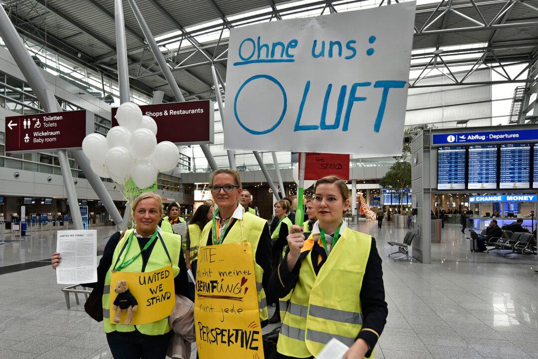 Cabin Crew at Germany’s Lufthansa Stage 2nd Day of Strikes