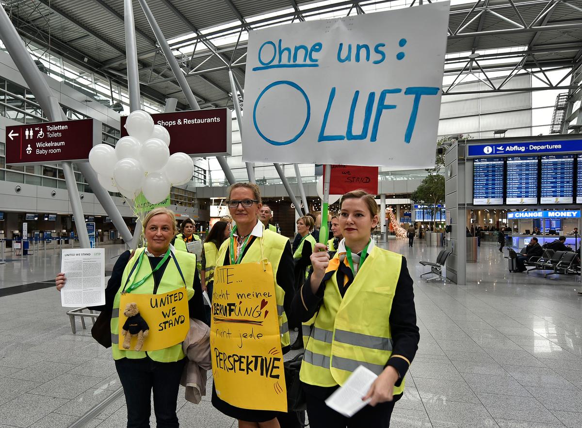 Cabin Crew at Germany’s Lufthansa Stage 2nd Day of Strikes