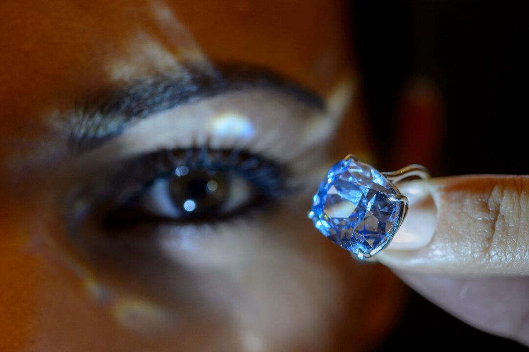 Rare Blue Diamond Sells for Record $48.5 Million at Auction
