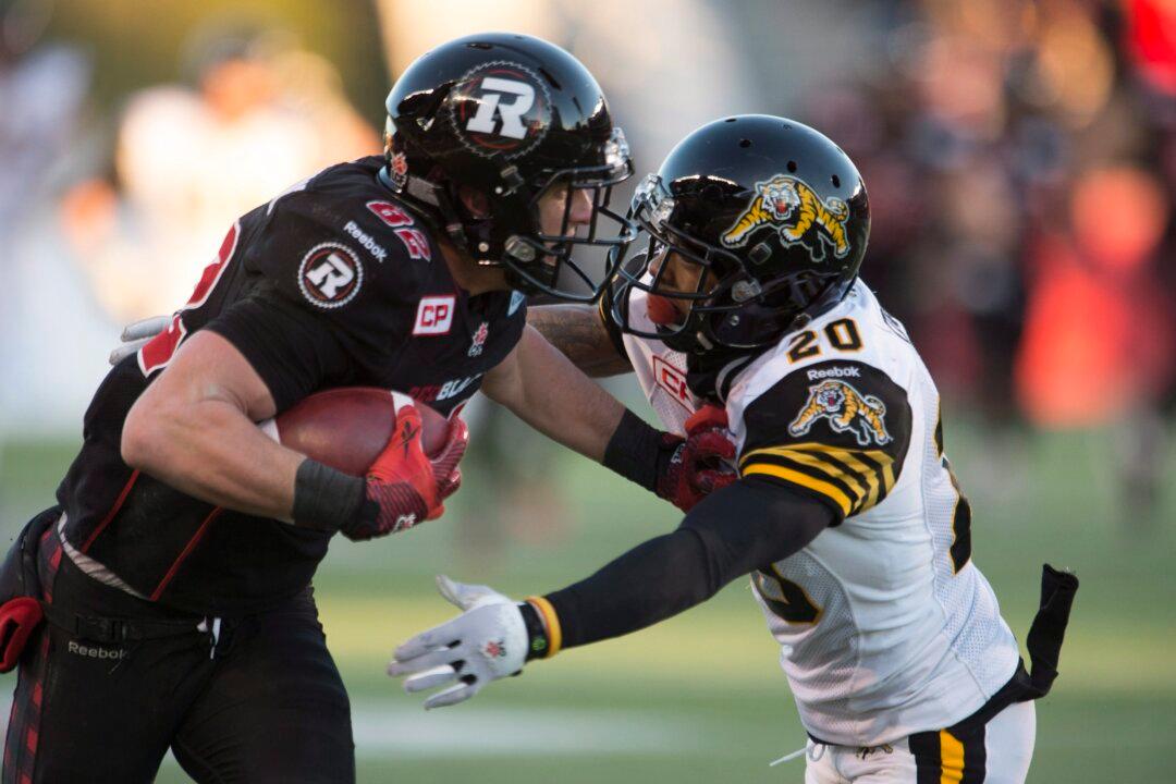 Redblacks Edge Tiger-Cats in Thriller, Head to Grey Cup
