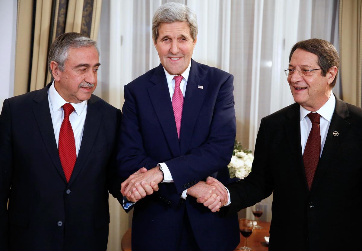 Kerry Says Peace in Reach as Hopes for Cyprus Deal Rise