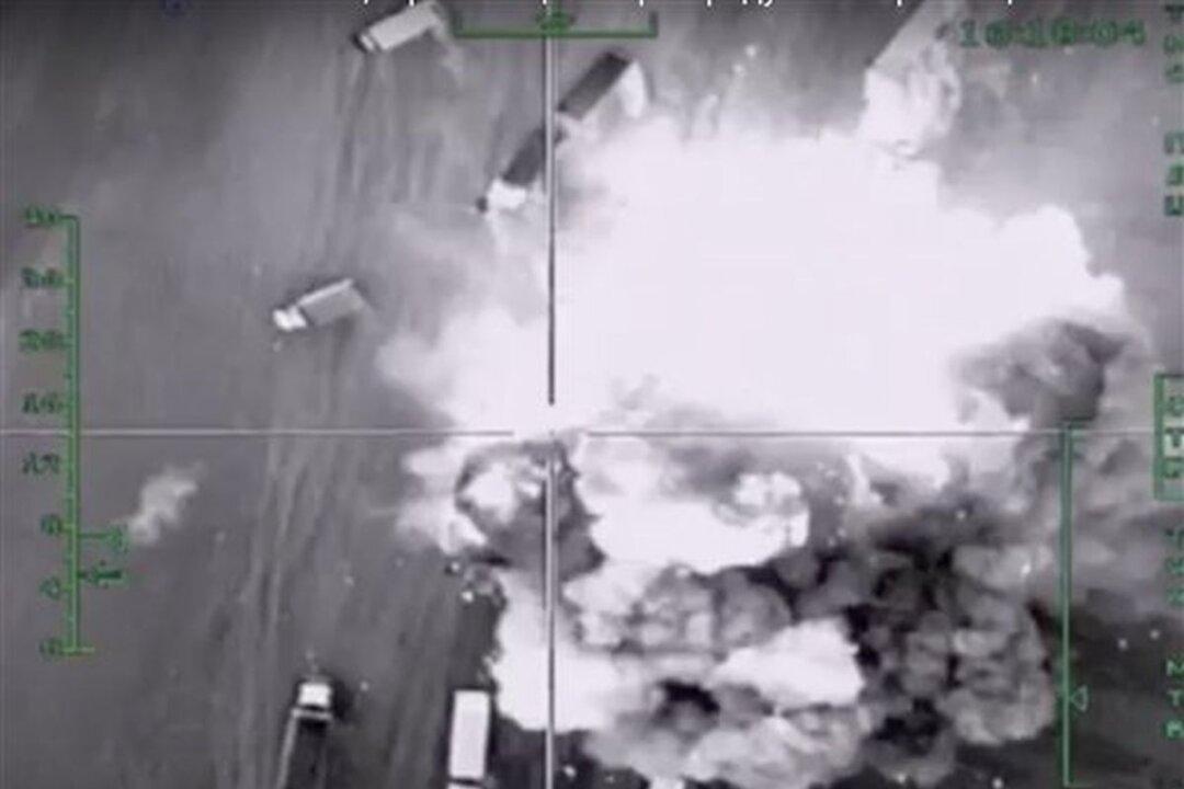 Russia Unleashes Barrage of Airstrikes in Syria, Including 1st From Submarine