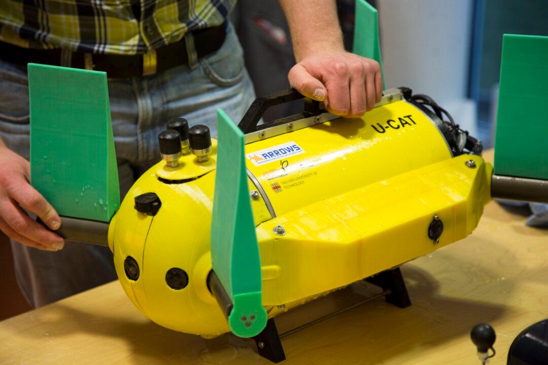 Estonian Turtle-Robot Searches for Shipwrecks and Treasure