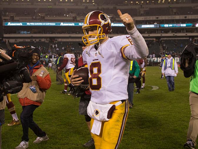 Watch: Kirk Cousins Makes Incredibly Bizarre Play and Meanwhile, Redskins Make Playoffs
