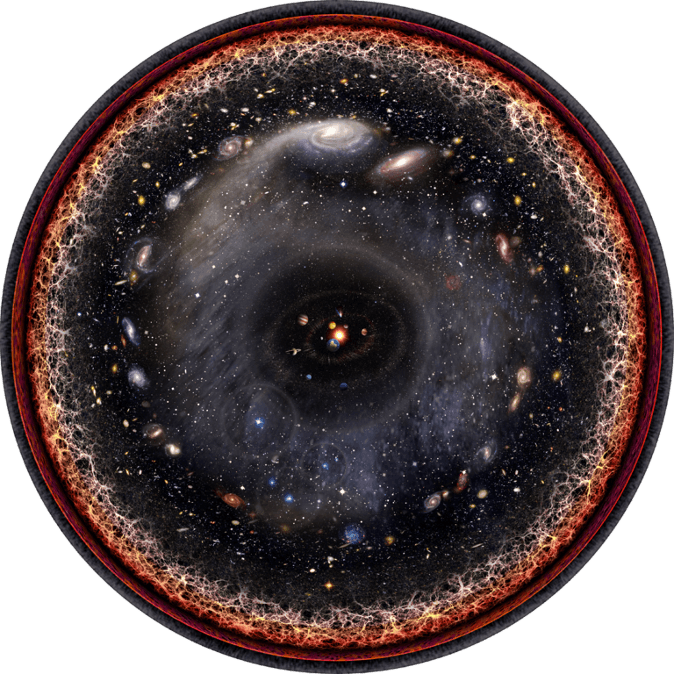 Artist Creates Stunning Logarithmic Image of Entire Known Universe