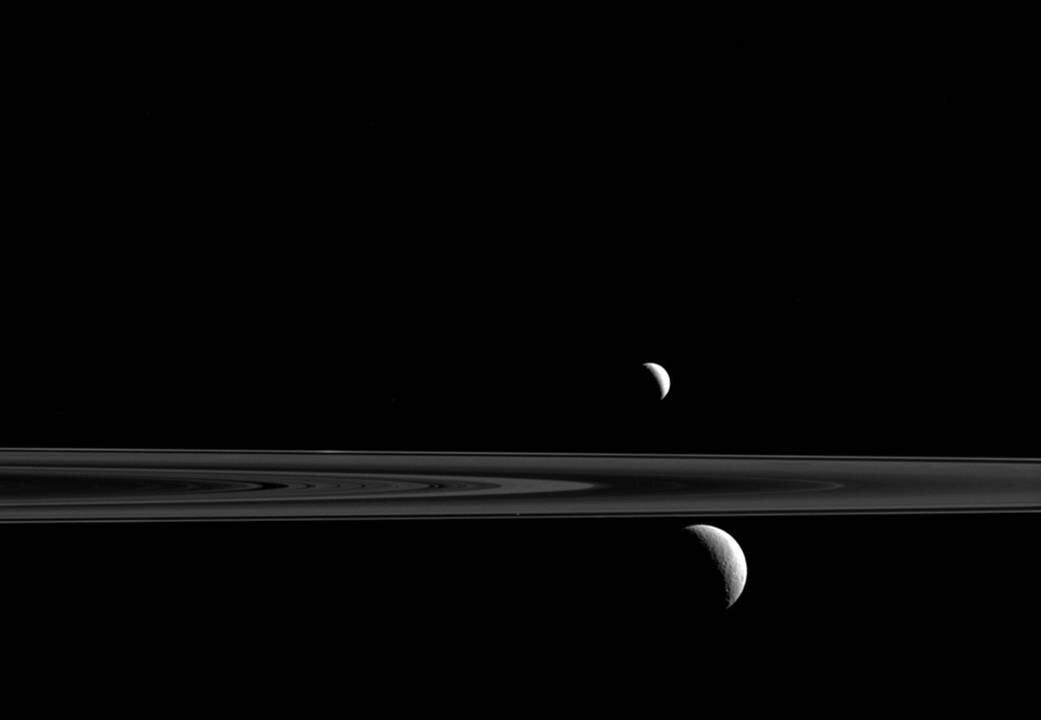 Find the Moon: NASA Pic of Saturn’s Rings Has Hidden Third Moon