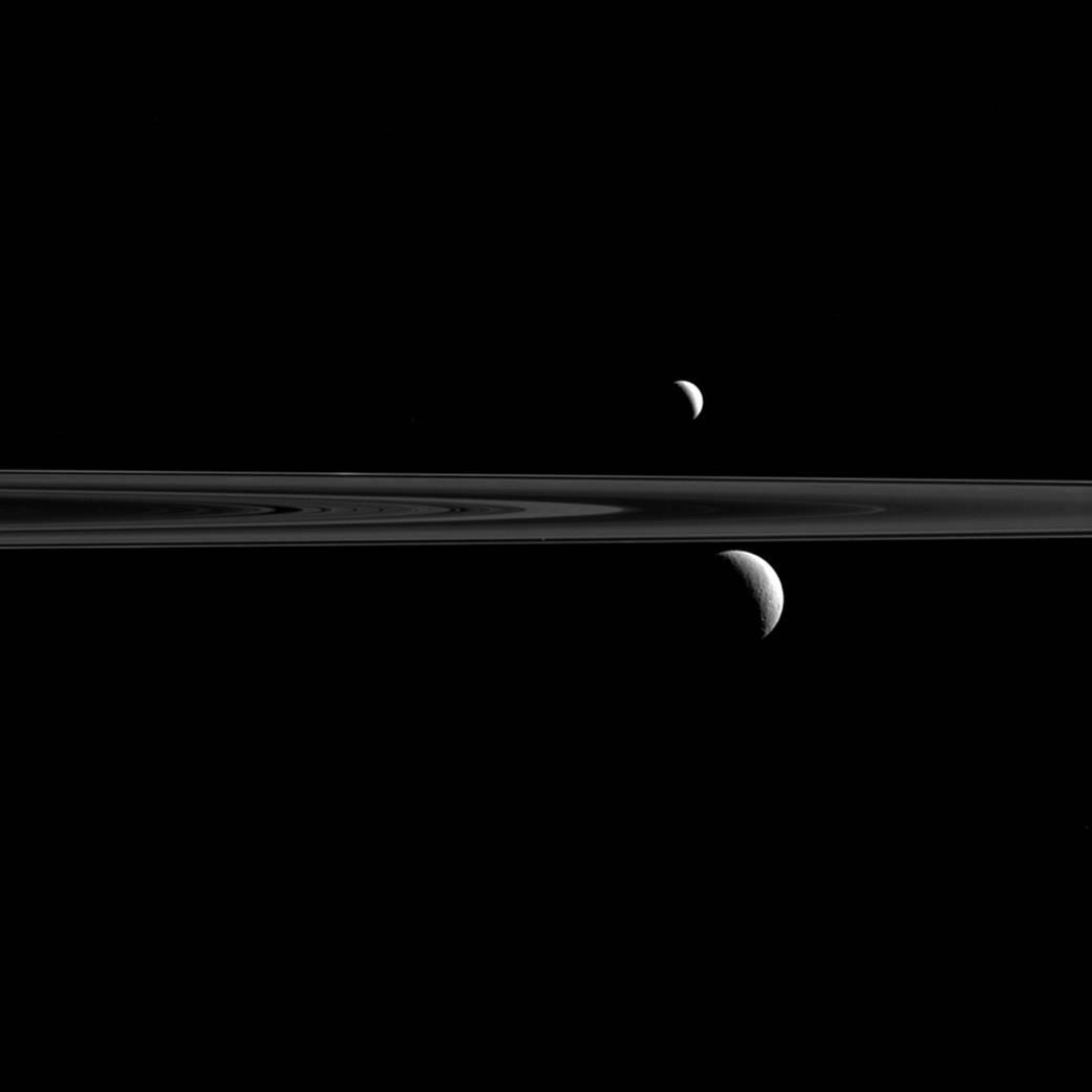 Find the Moon: NASA Pic of Saturn’s Rings Has Hidden Third Moon