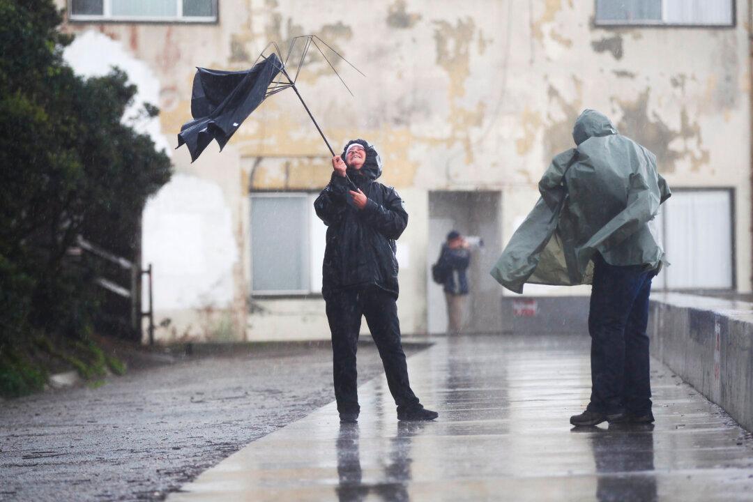 Another El Nino Storm Lashes California Coast, Streets Flood