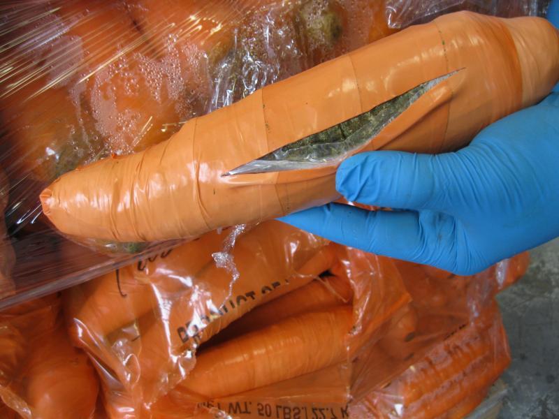 Border Patrol Finds 2,500 Pounds of Marijuana in Fake Carrots