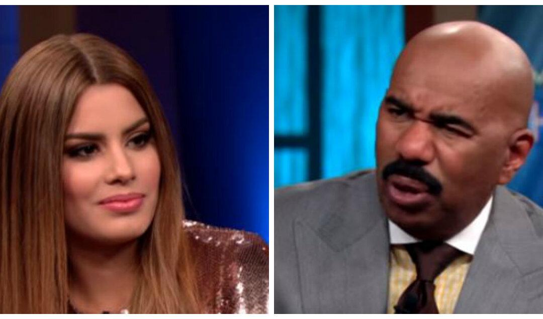Steve Harvey Finally Apologized to Miss Colombia in Person. Then She Told Him to ‘Learn How to Read’
