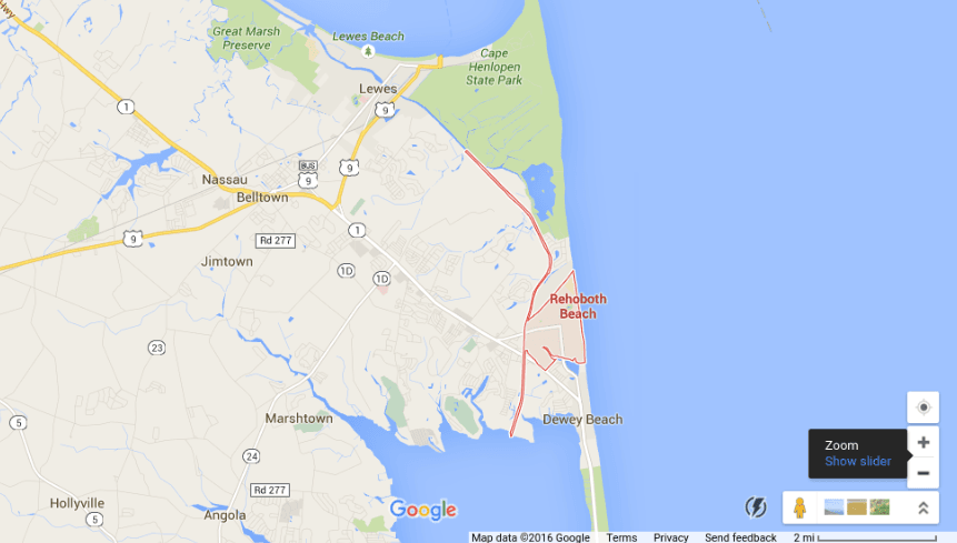 Flooding at Rehoboth Beach, Delaware Propels High Tide to Smash Over Dunes