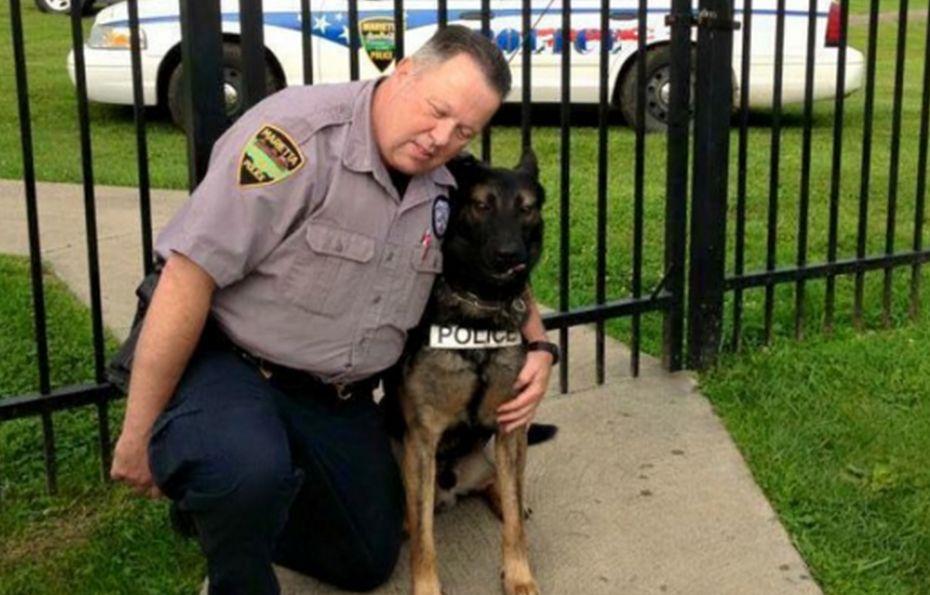 Retired Ohio Police Officer Gets to Buy K-9 Partner for $1