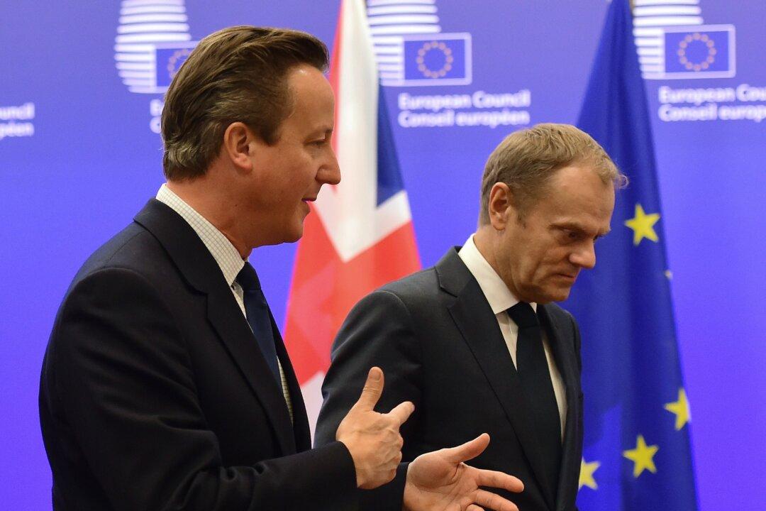 Cameron Meeting With EU’s Tusk Over British Reform Demands