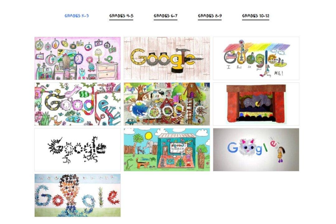 Kids Winning Doodle 4 Google Contest Vie for Votes to Get on Google Front Page