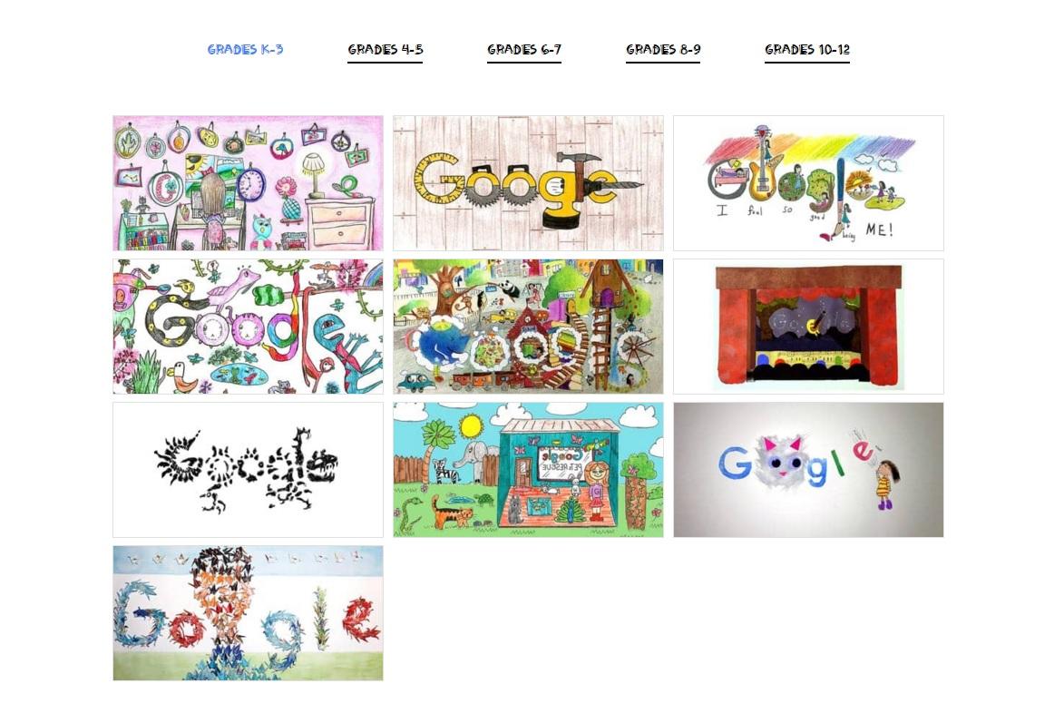Kids Winning Doodle 4 Google Contest Vie for Votes to Get on Google Front Page