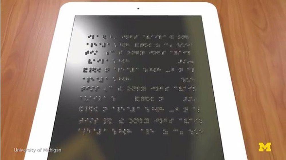 Researchers Have Developed a Revolutionary Braille Tablet for the Blind