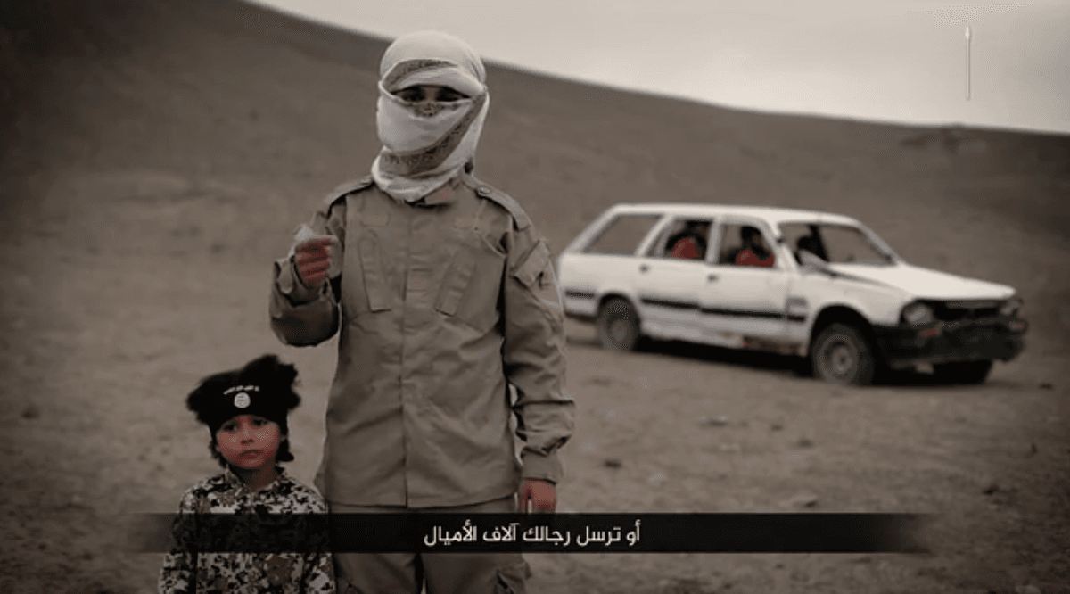 ISIS Execution Video Shows Child Blowing Up Three Men in a Car