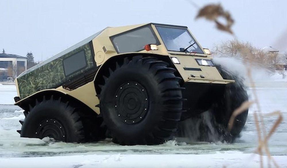 For Just $65,000, You Can Buy a Ridiculous Russian Truck That Can Drive Through Water