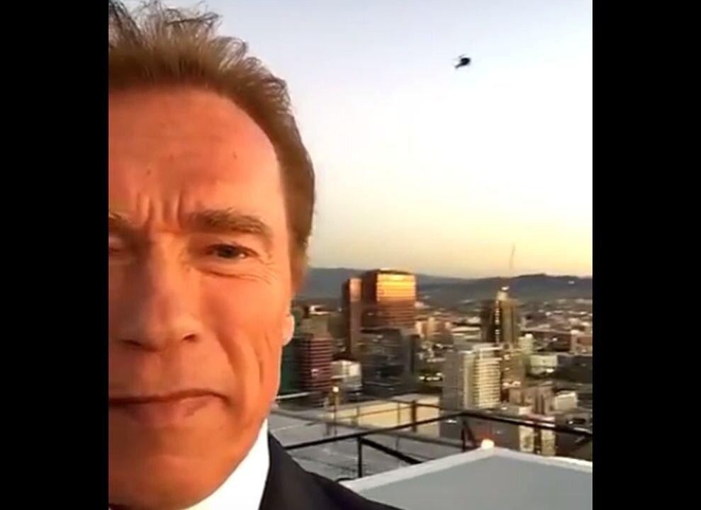 Arnold Schwarzenegger Posted One of the Best Snapchat Videos Of All Time