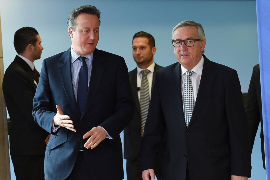 British Leader in Brussels Ahead of Key Talks on EU Future