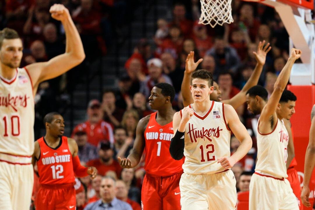 Watch: Nebraska Guard Tai Webster Dribbles Past Ohio State Defender Who Was Busy Slapping Floor During Game