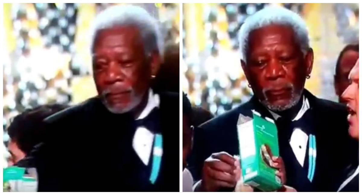 Best Oscars Moment? Morgan Freeman Walks Onto Stage to Grab a Biscuit