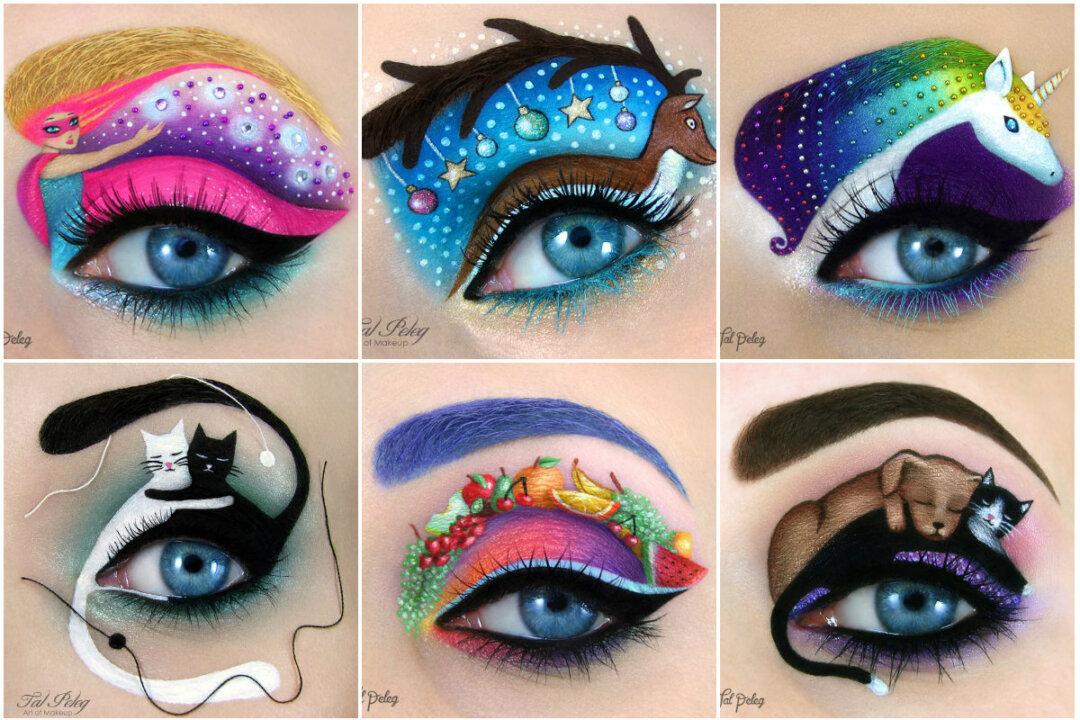 Artist Creates Most Cute and Beautiful Pictures on Her Eyelids