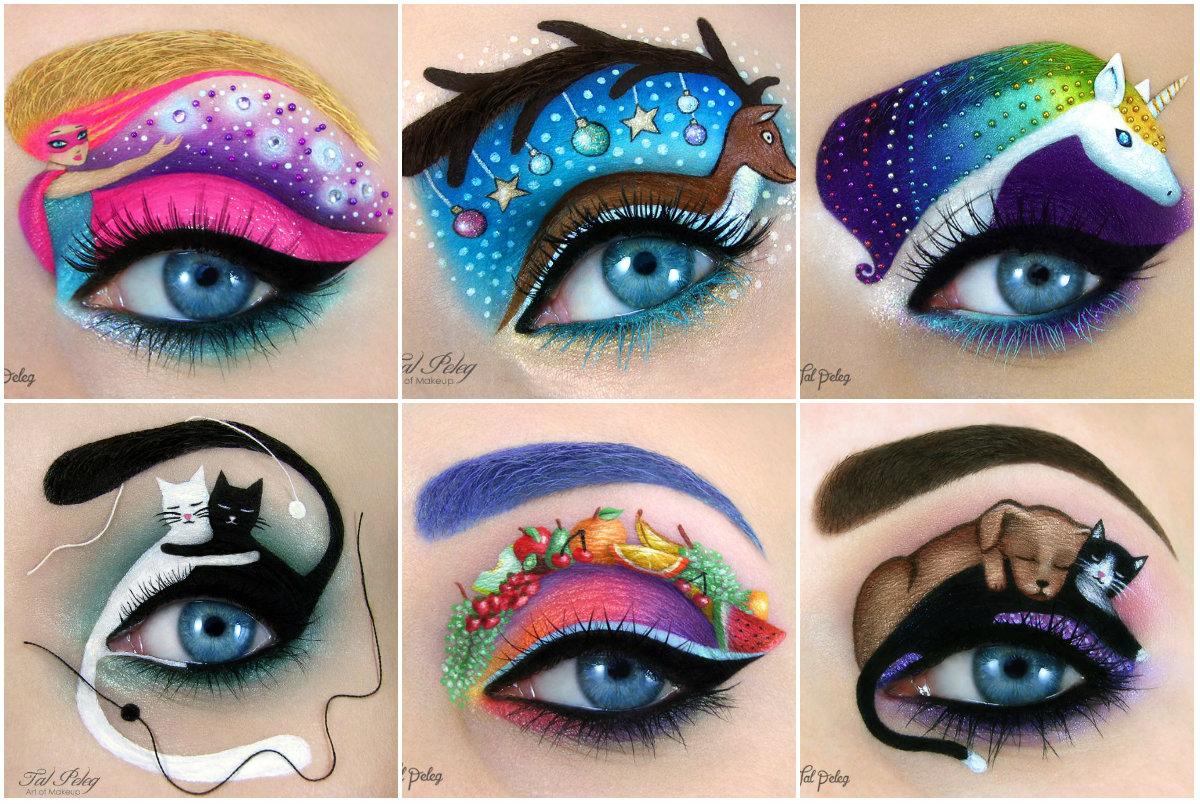 Artist Creates Most Cute and Beautiful Pictures on Her Eyelids