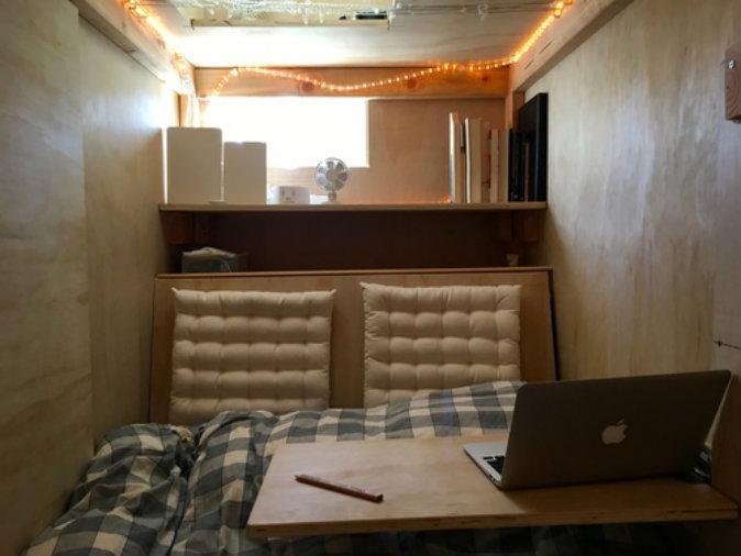 Man Moves to San Francisco, Pays $400 Per Month to Live in Plywood Box