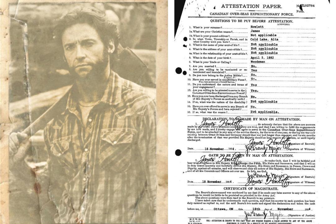 Wolverine’s Military Records Released by Library and Archives Canada–On April 1