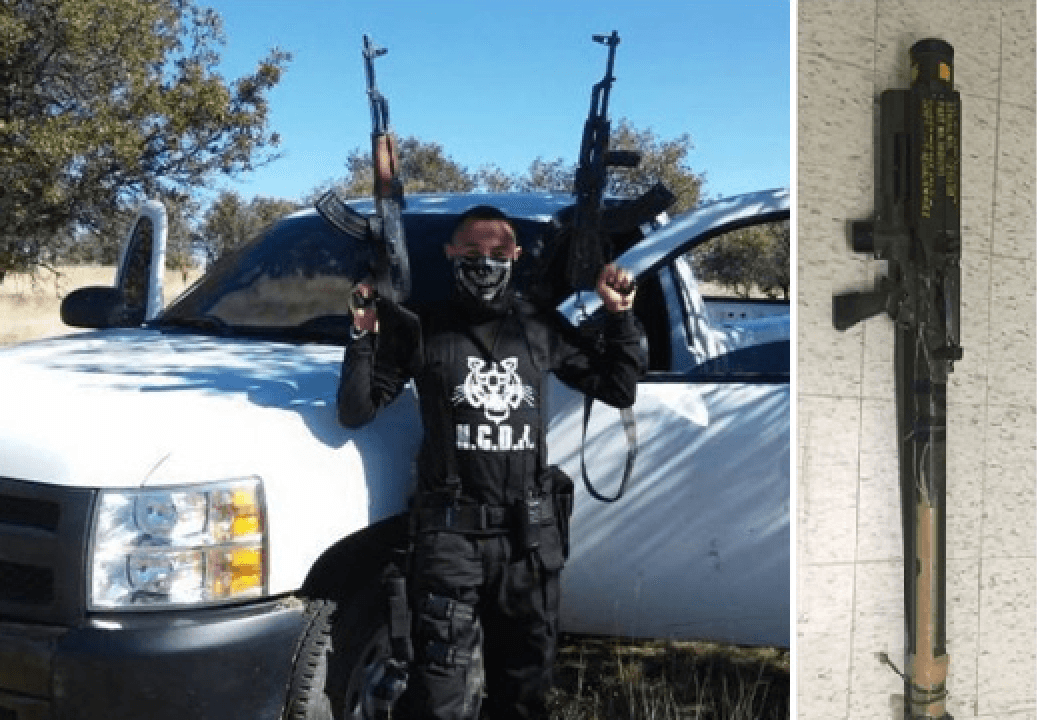 Anti-Air Missile Launcher Captured From Mexican Drug Cartel