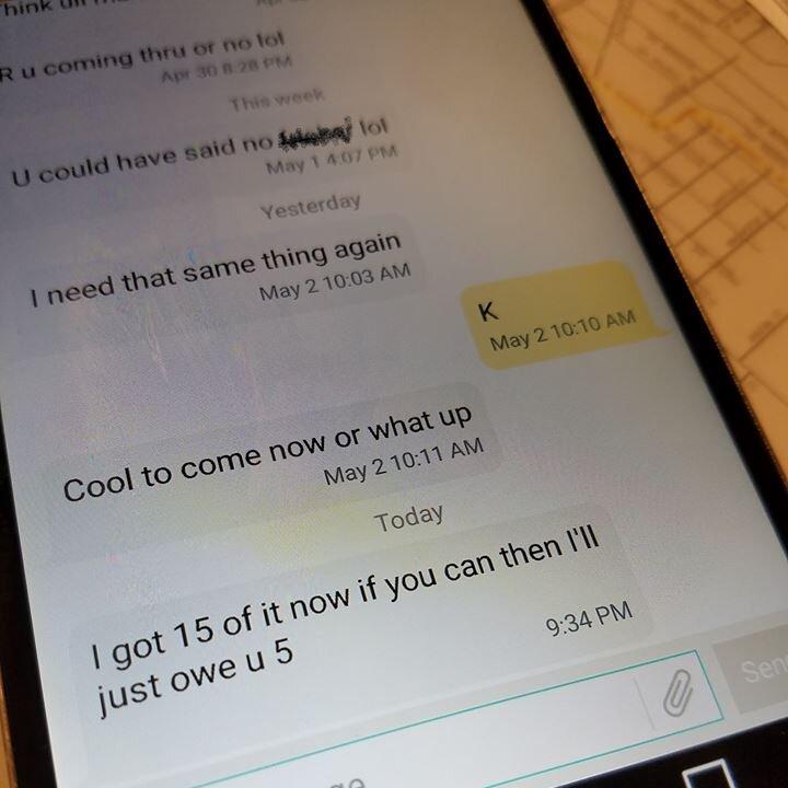 Police Beg Drug Dealer’s Clientele to Stop Calling His Phone