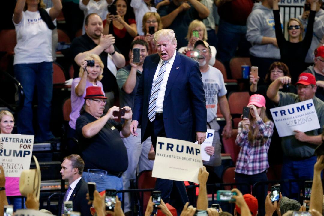 The Latest: Trump Hits Bill Clinton Over Remarks