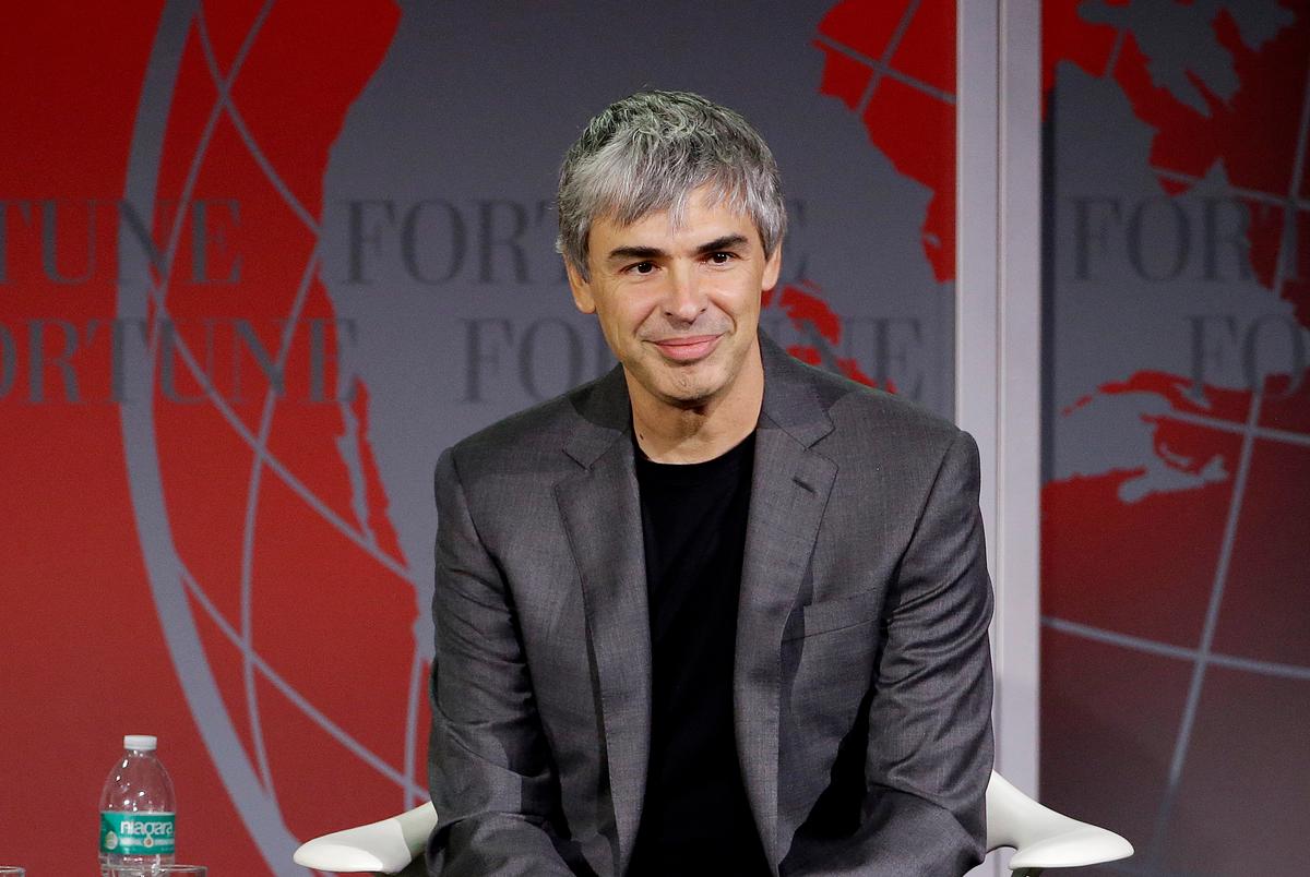 Alphabet CEO Larry Page speaks at the Fortune Global Forum in San Francisco on Nov. 2, 2015. (AP Photo/Jeff Chiu)