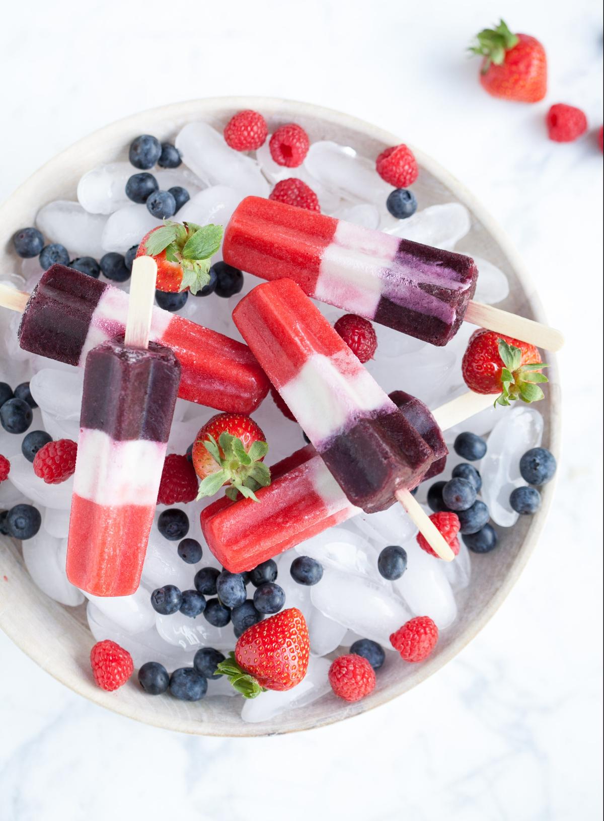 For July 4th, Sweet Treats in Red, White, and Blue