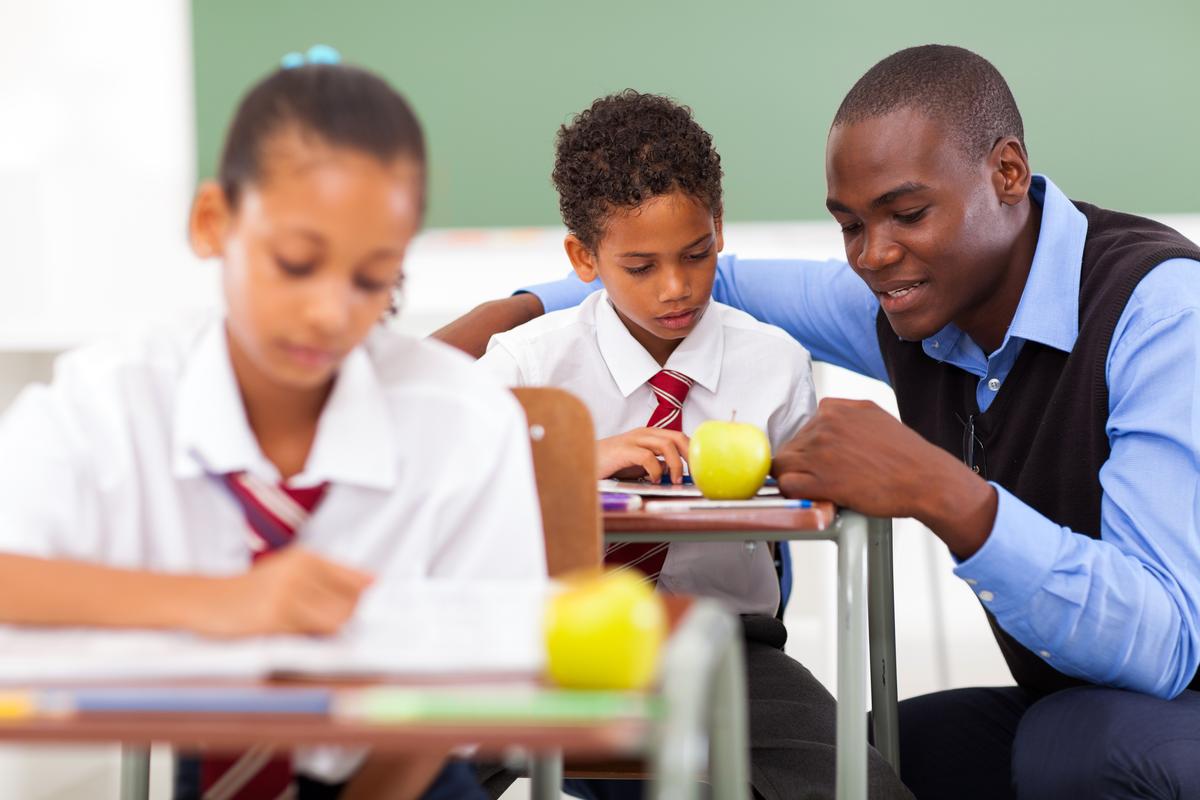 Black Male Teachers Critical, but a Rare Find in Classrooms