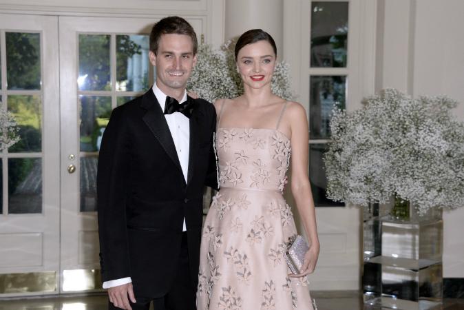 Snapchat Founder Evan Spiegel Proposes to Miranda Kerr