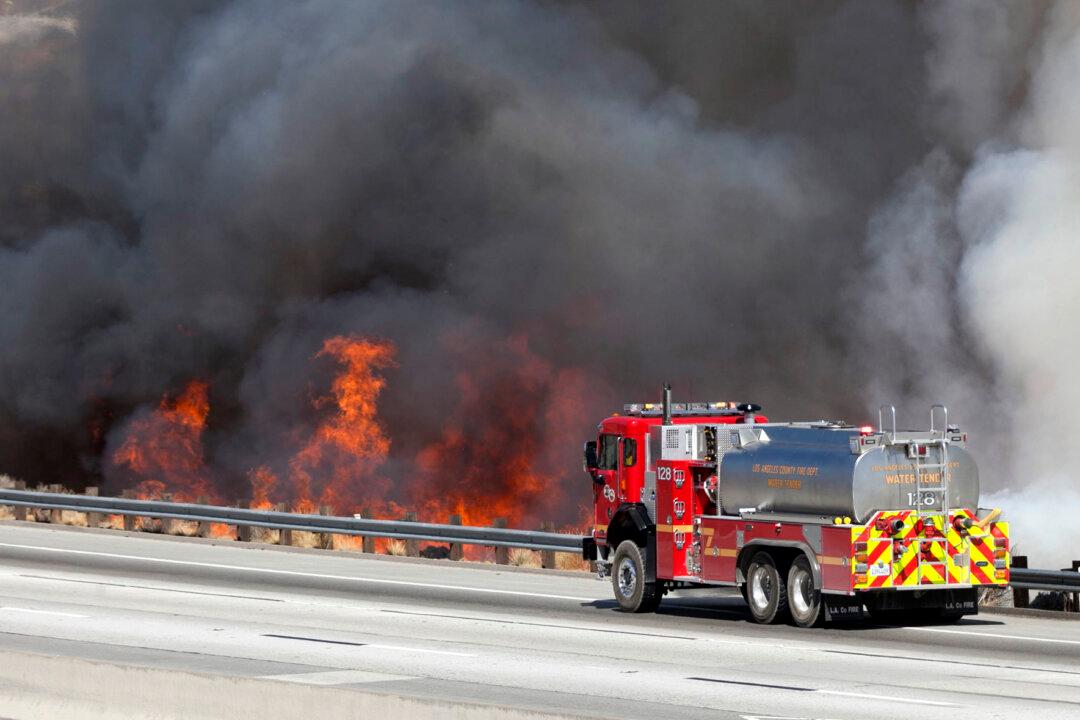 California Wildfires Burn Near Los Angeles and Big Sur
