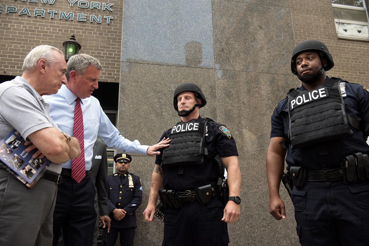 NYPD Buys Assault Rifle-Proof Vests and Military Grade Helmets