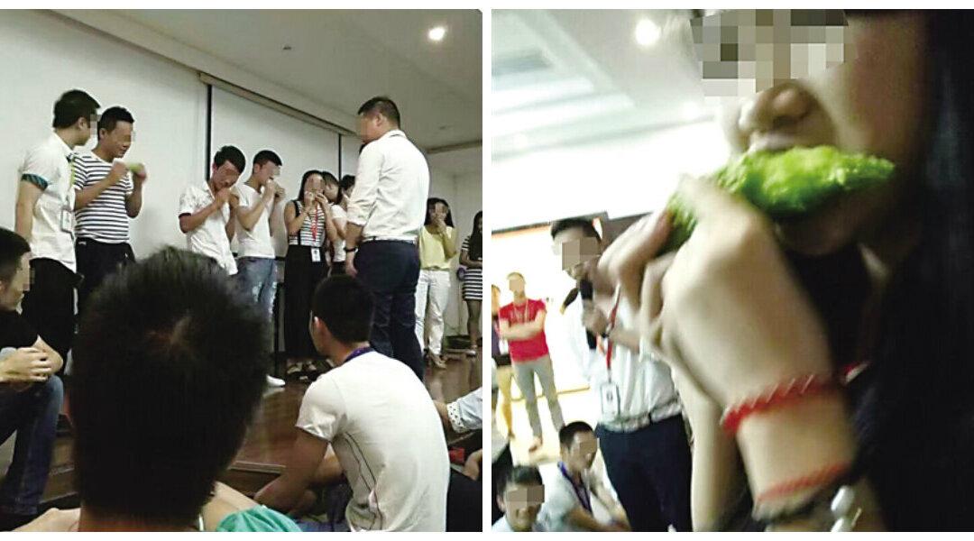 To Motivate Employees, Chinese Companies Try Public Humiliation