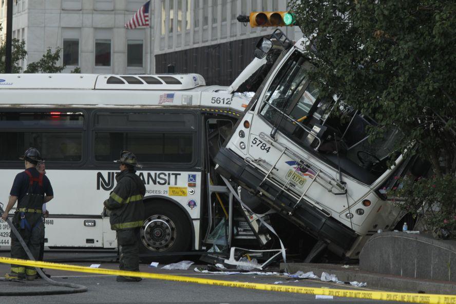 Driver Killed, 19 Injured When Two New Jersey Buses Crash