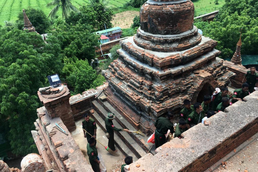 Quake Damages Scores of Burma’s Heritage Bagan Temples