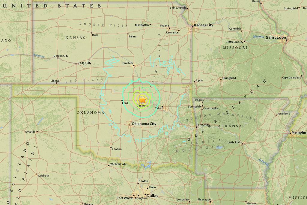Damage Assessments Continue Following Oklahoma Earthquake